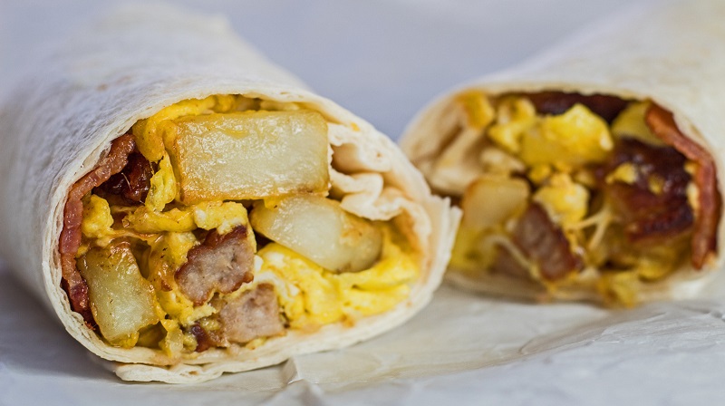 Bacon, Sausage & Egg Wrap