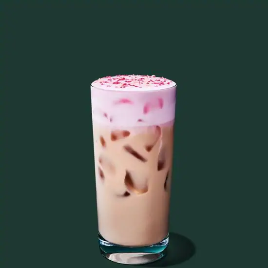 Iced Cherry Chai Latte