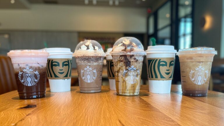 Starbucks Drink Menu
