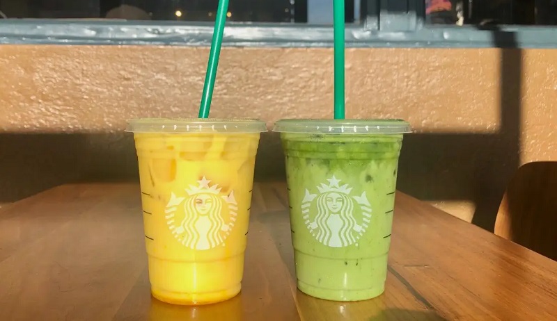Starbucks Iced Pineapple Matcha Tea Latte