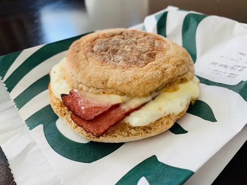 Starbucks Turkey Bacon, Cheddar & Egg White Sandwich
